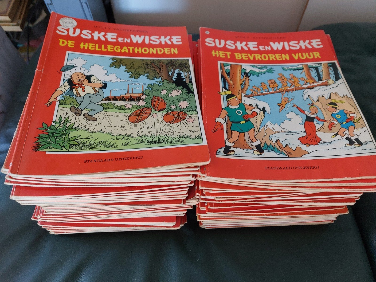 Ca. 100 Suske en Wiske stripboeken - Diverse titels, Boeken, Stripboeken, Ophalen of Verzenden