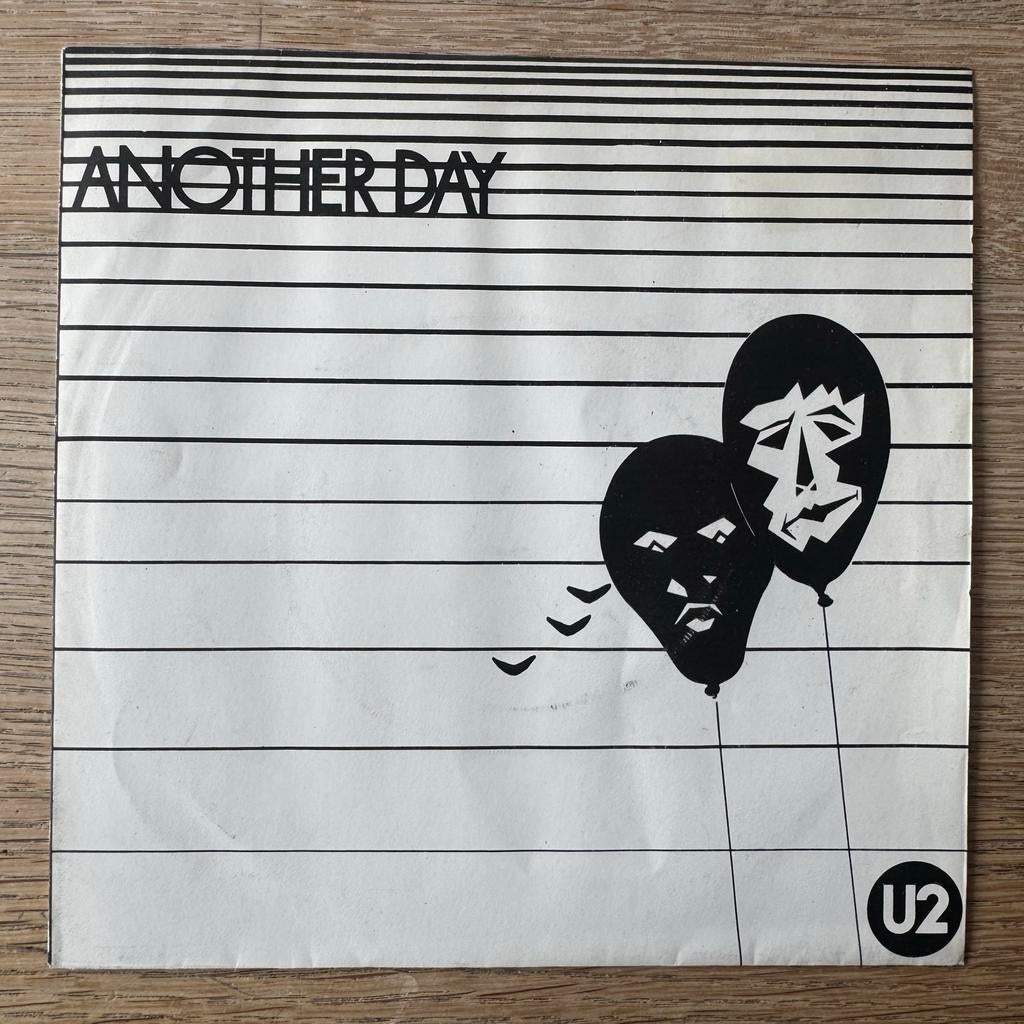 U2 Another Day Ireland 1st Issue vinyl single New Wave 1980, Cd's en Dvd's, Vinyl Singles, Gebruikt, 7 inch, Single, Ophalen of Verzenden