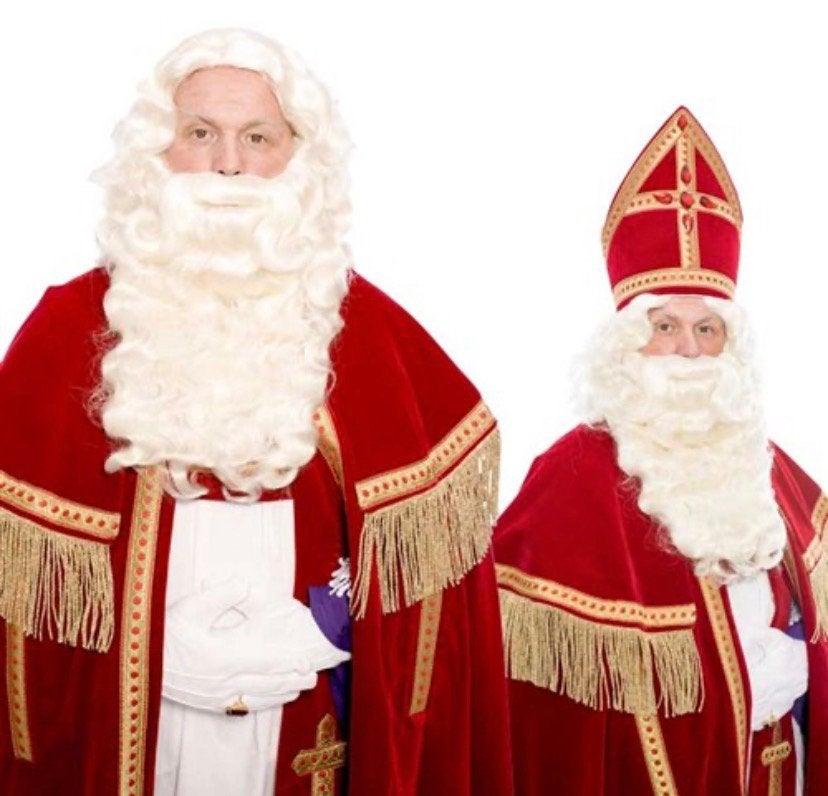 Sinterklaas baardstel, kanekalon, Diversen, Ophalen of Verzenden, Nieuw