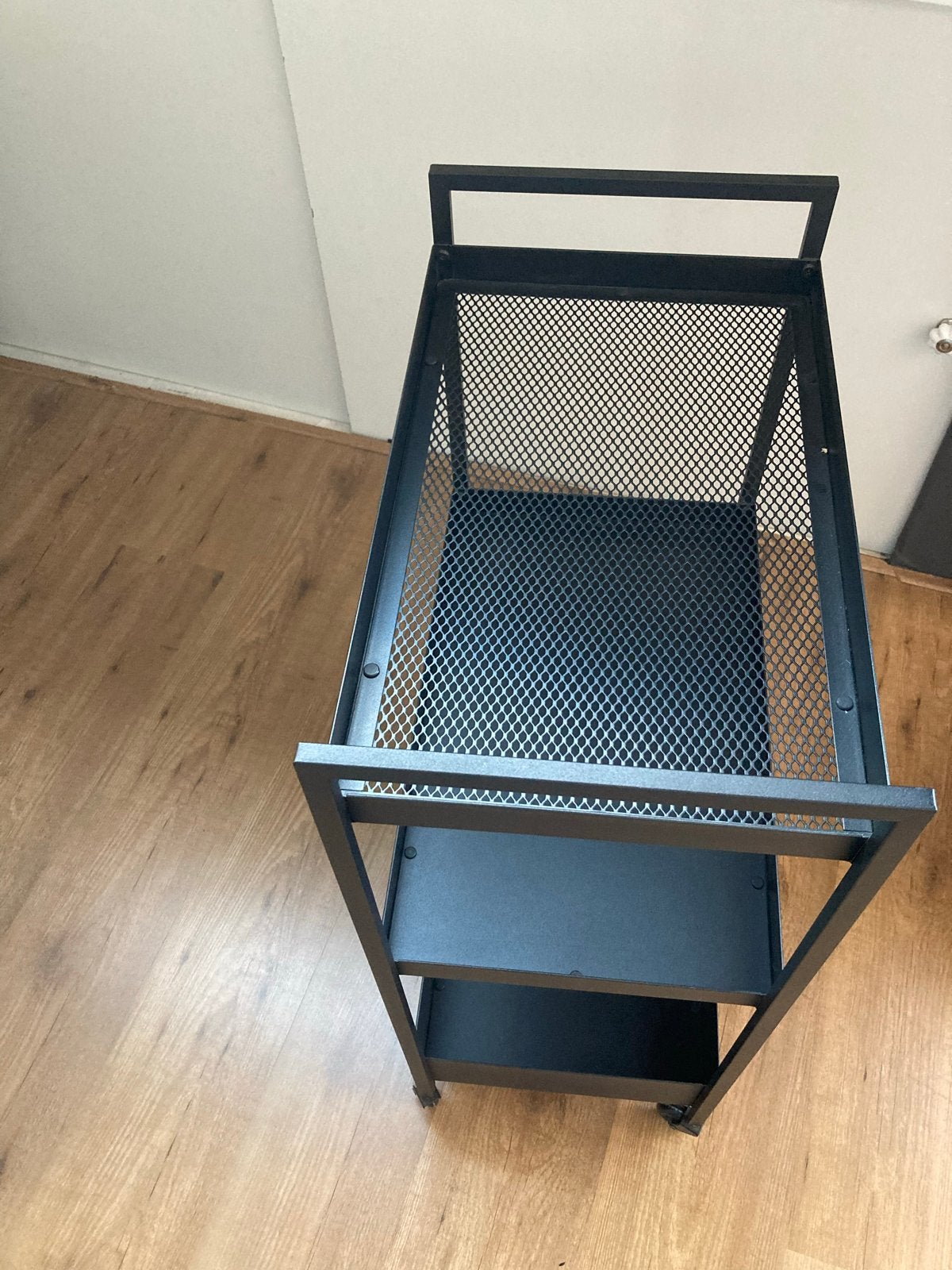 IKEA Trolley Zwart Staal, Ophalen, Gebruikt, Zwart, Metaal