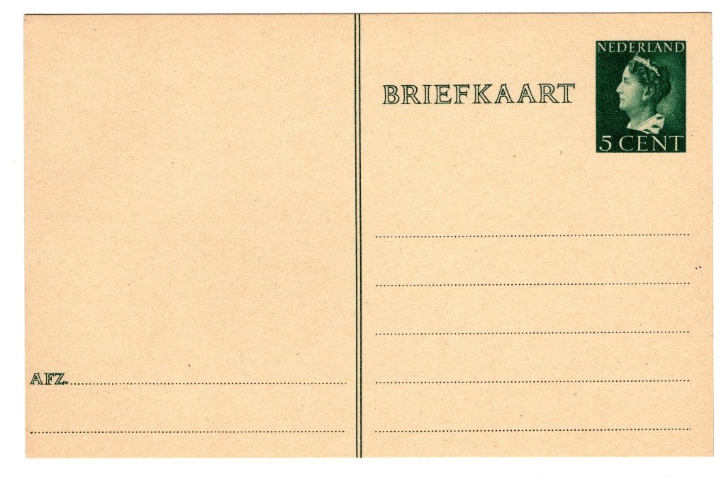 70x Briefkaart Wilhelmina 5 cent, Geuzendam G.216 (1926), Ophalen of Verzenden, Briefkaart
