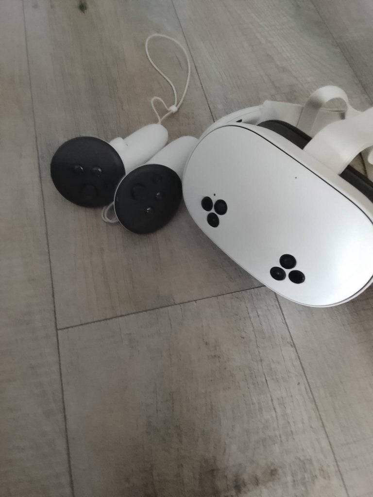 Vr bril meta Quest 3S, Spelcomputers en Games, Virtual Reality, Ophalen, Zo goed als nieuw, VR-bril, Overige platformen