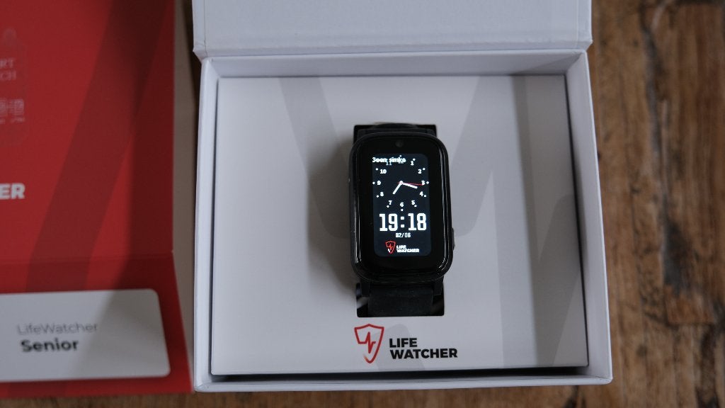 horloge sos lifewatcher senior, Zwart, Ophalen of Verzenden, Zo goed als nieuw, LifeWatcher
