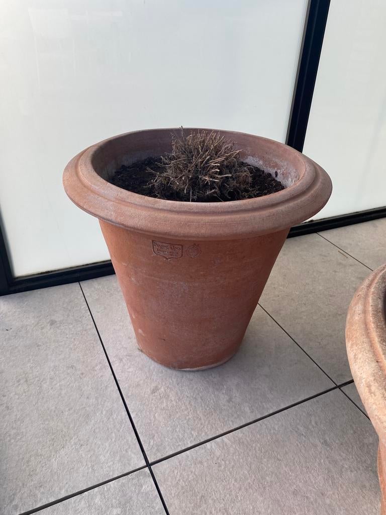 Poggi Ugo potten terracotta (6 stuks - apart verkrijgbaar), Ophalen, Rond, Zo goed als nieuw, Minder dan 40 cm