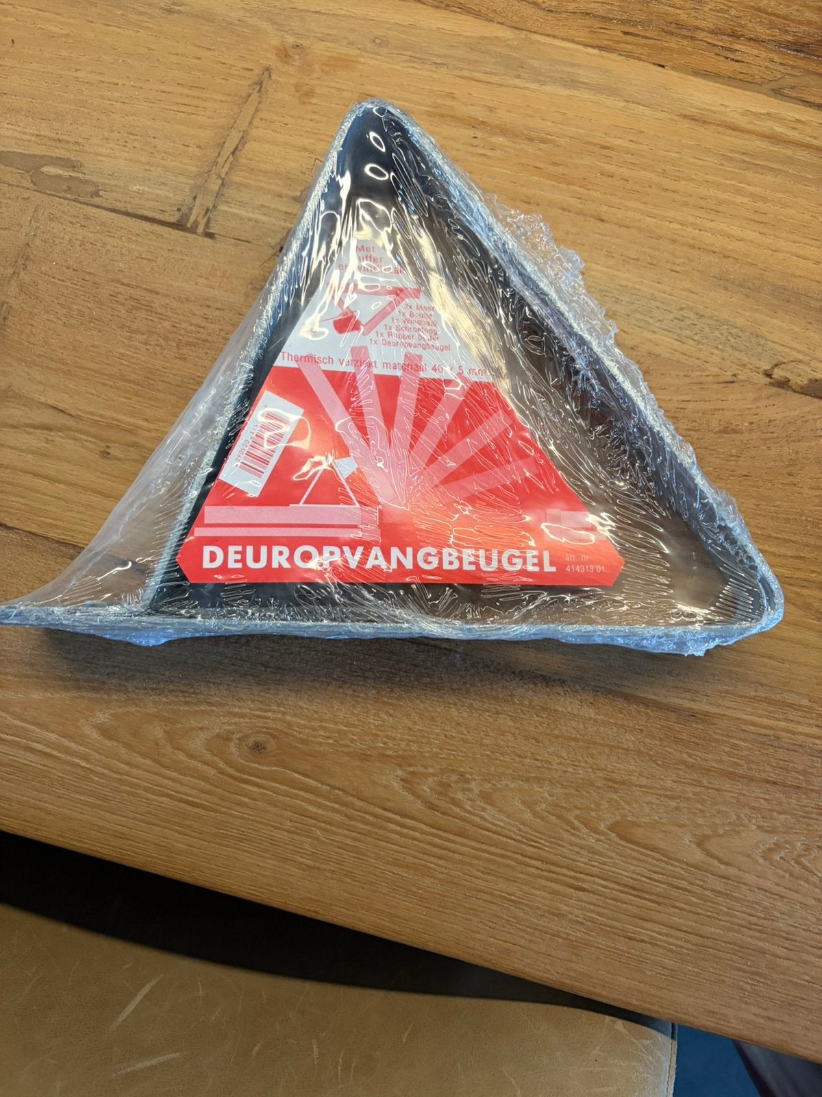 Deuropvangbeugel met buffer en windhaak, Ophalen of Verzenden, Nieuw, Overige typen, Rvs