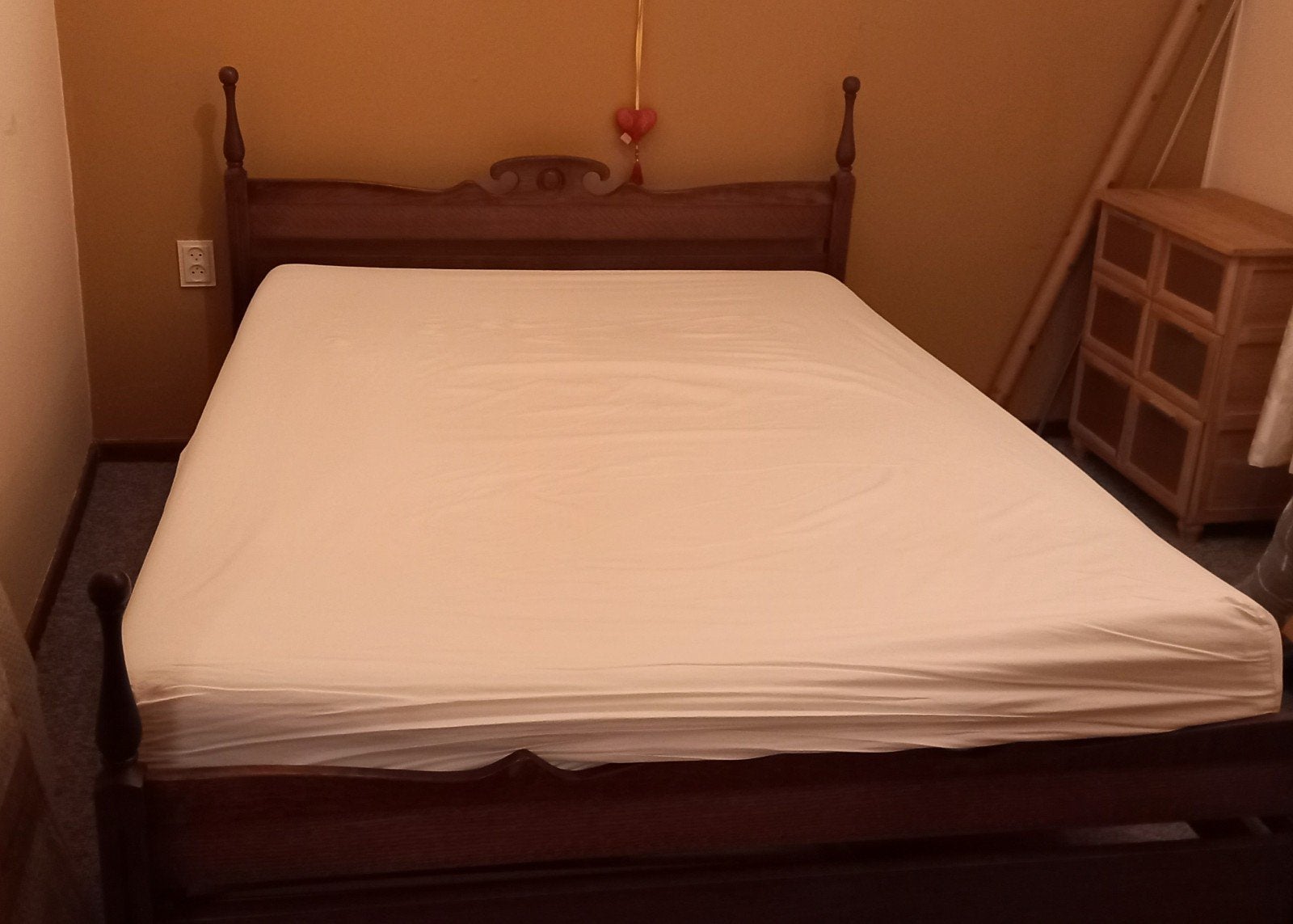 Matras en Auping bodem, Ophalen, 140 cm
