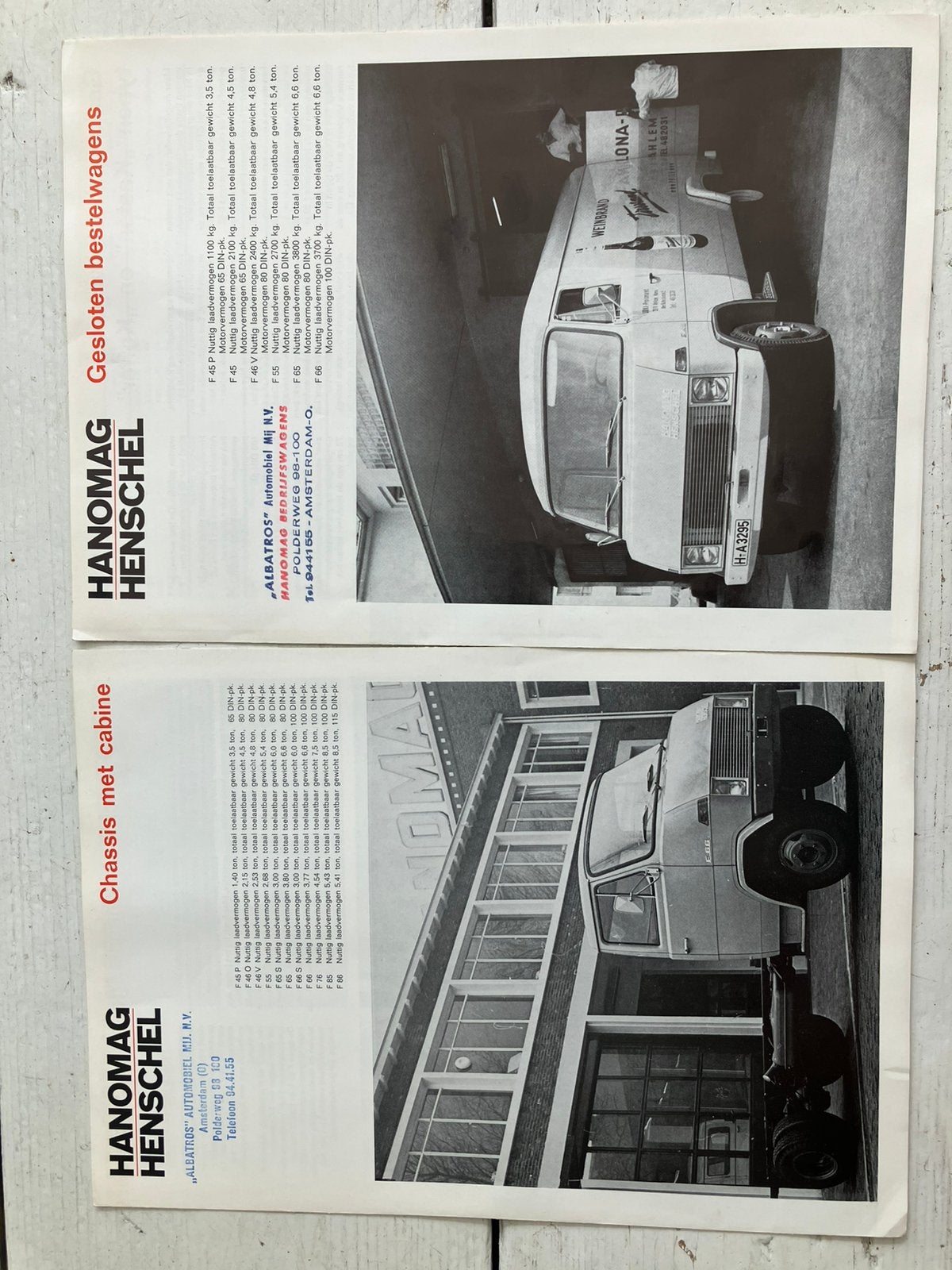 Auto brochures, Ophalen