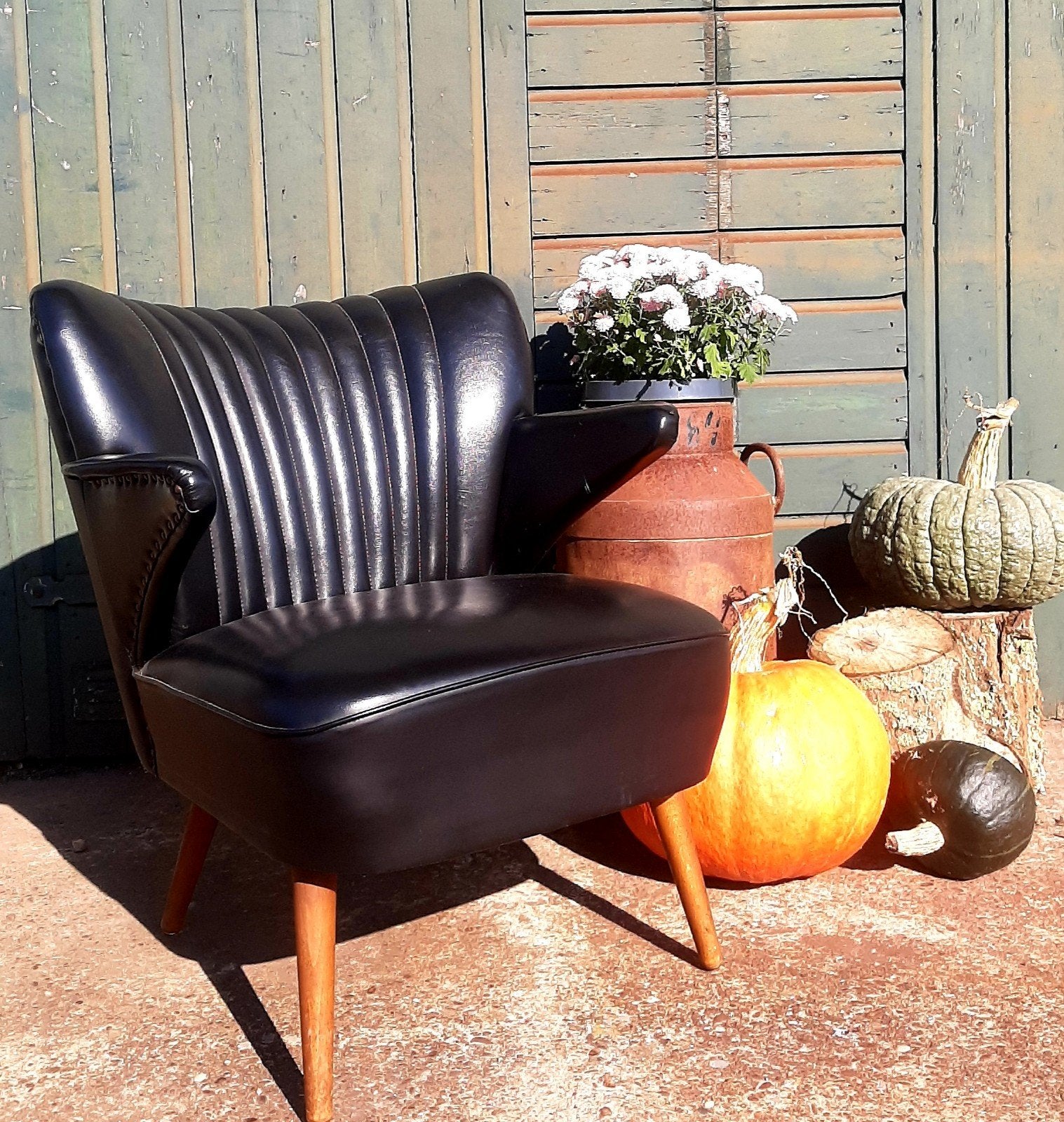 Vintage Cocktailstoel / Fauteuil - (Skai / 50's 60's), Ophalen