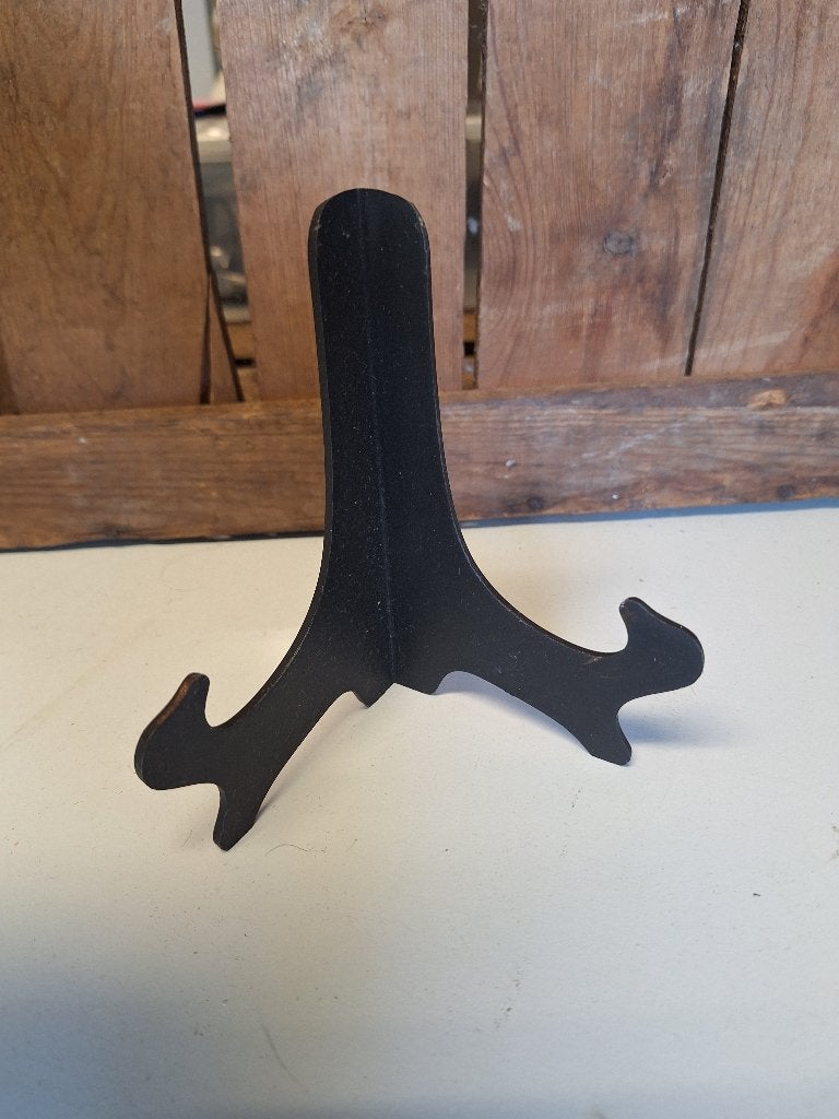 Bordenstandaard zwart plastic 14 cm hoog, Ophalen
