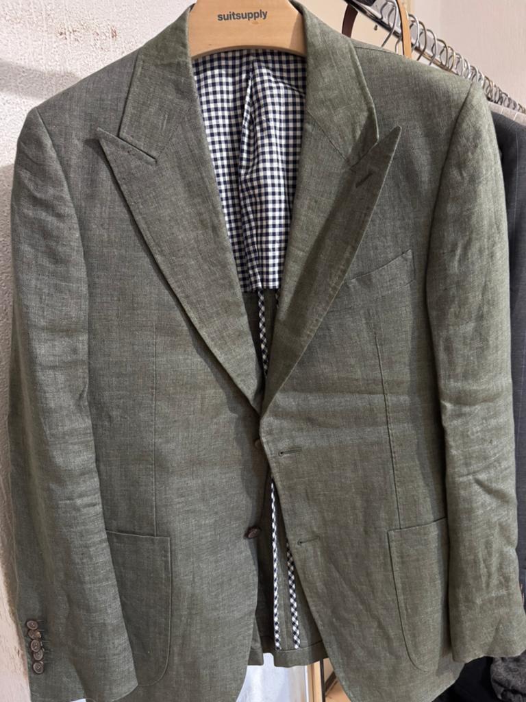 Suitsupply Jasje 100% Linnen, Verzenden, Zo goed als nieuw, Maat 52/54 (L), Overige kleuren