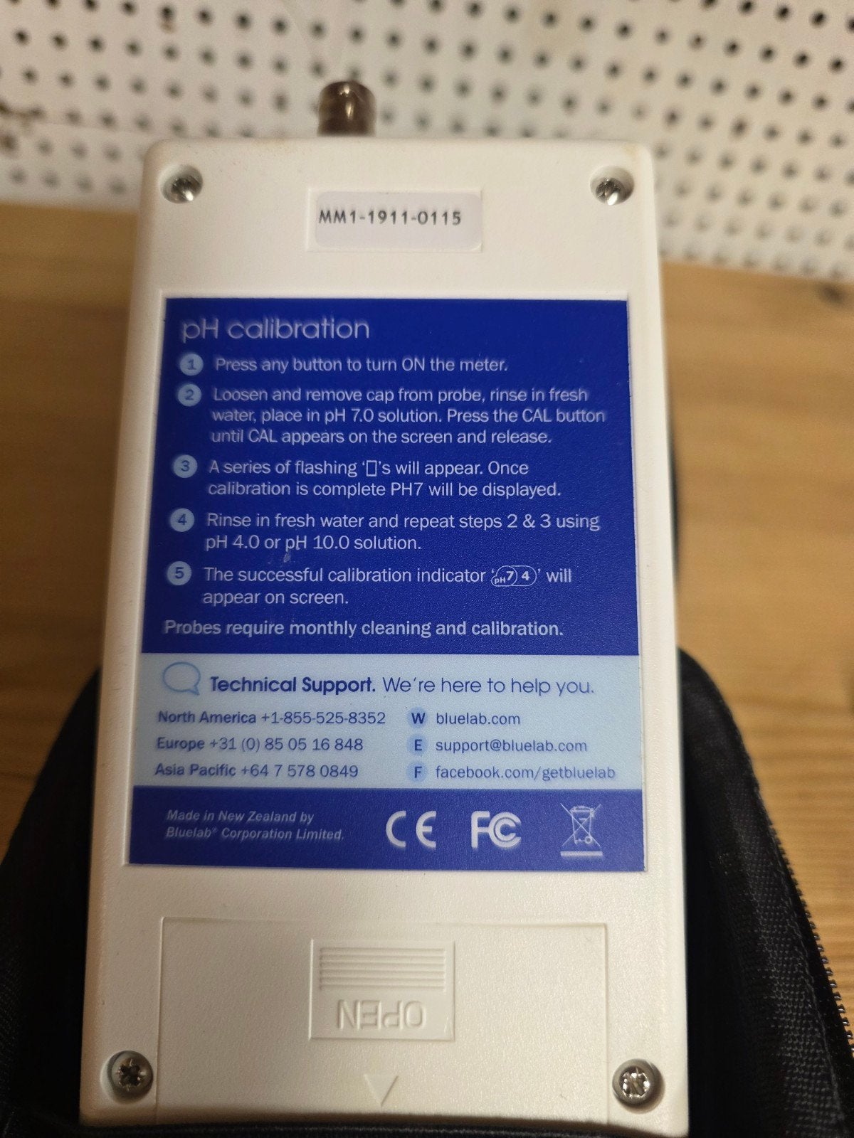 Bluelab Multimedia pH Meter – Compleet met sonde & opbergetu, Ophalen of Verzenden, Zo goed als nieuw