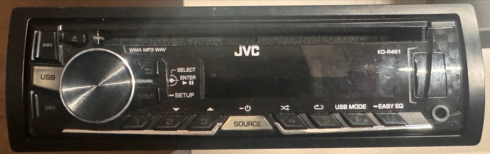 JVC KD-R461 CD-ontvanger met USB en AUX, Ophalen of Verzenden, Gebruikt