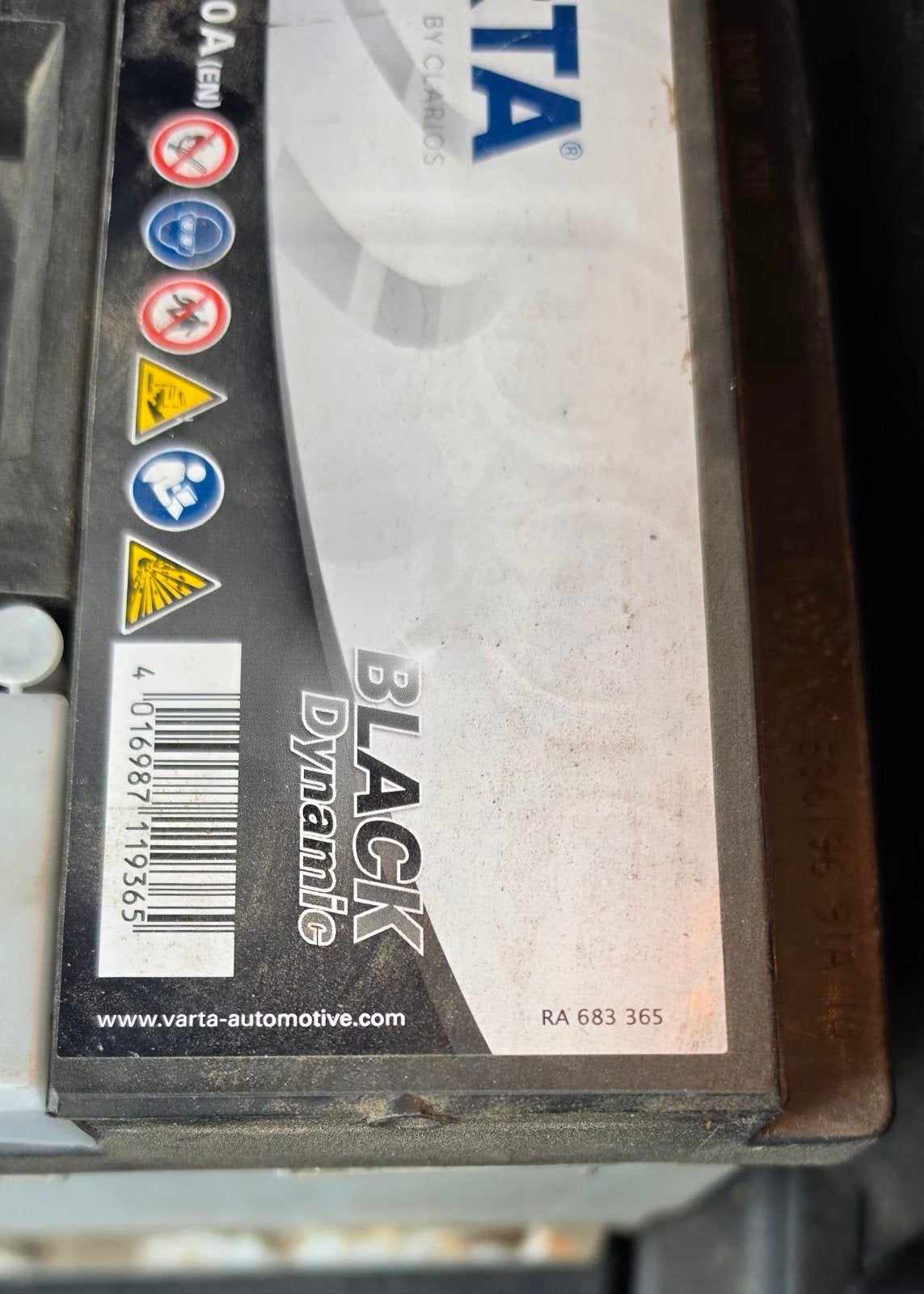 VARTA BLACK Dynamic B19 12V 45Ah 400A accu, Auto-onderdelen, Accu's en Toebehoren, Gebruikt, Ophalen of Verzenden