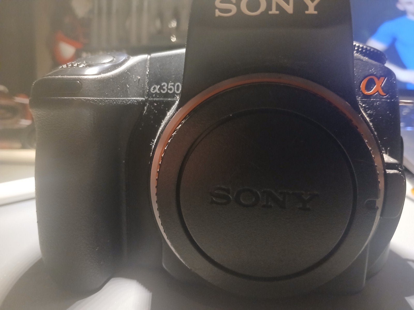sony a350 inclusief 4 gb sd kaart, Audio, Tv en Foto, 14 megapixels, Spiegelreflex, Geheugenkaart, Ingebouwde flitser