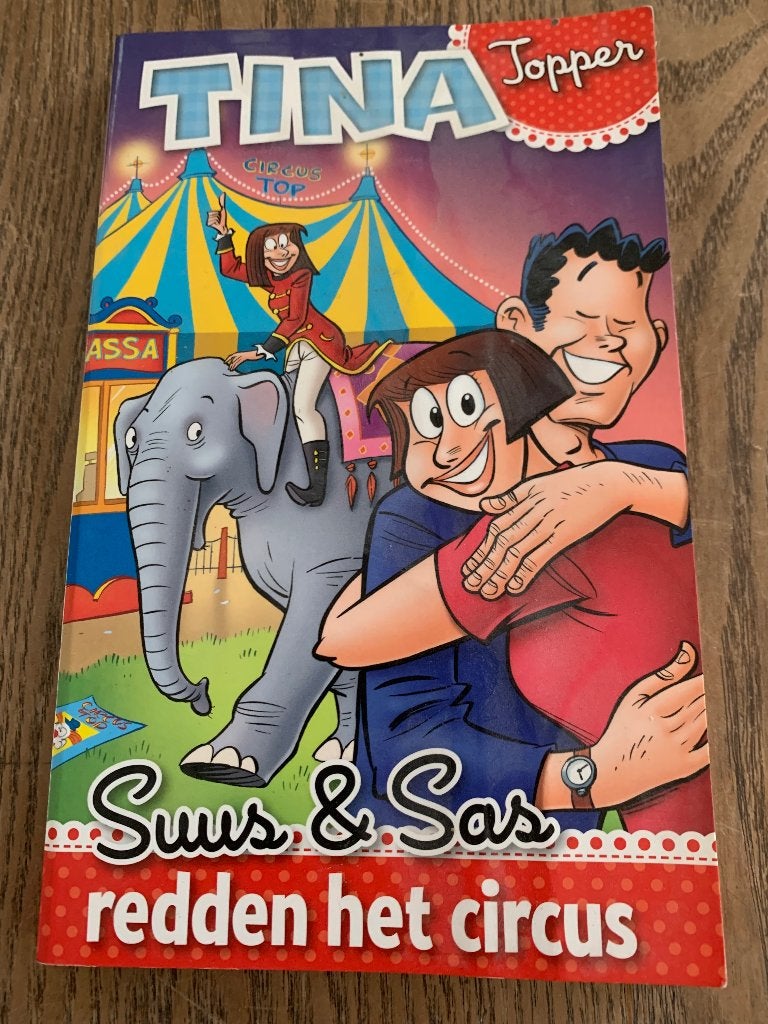 Tina topper, Suus en Sas redden het circus, Boeken, Ophalen, Zo goed als nieuw, Non-fictie