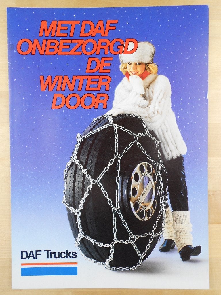 DAF Winteractie Brochure ca 1983 -  3300 2800 2500 2300 2100, Boeken, Ophalen of Verzenden, Zo goed als nieuw, Overige merken