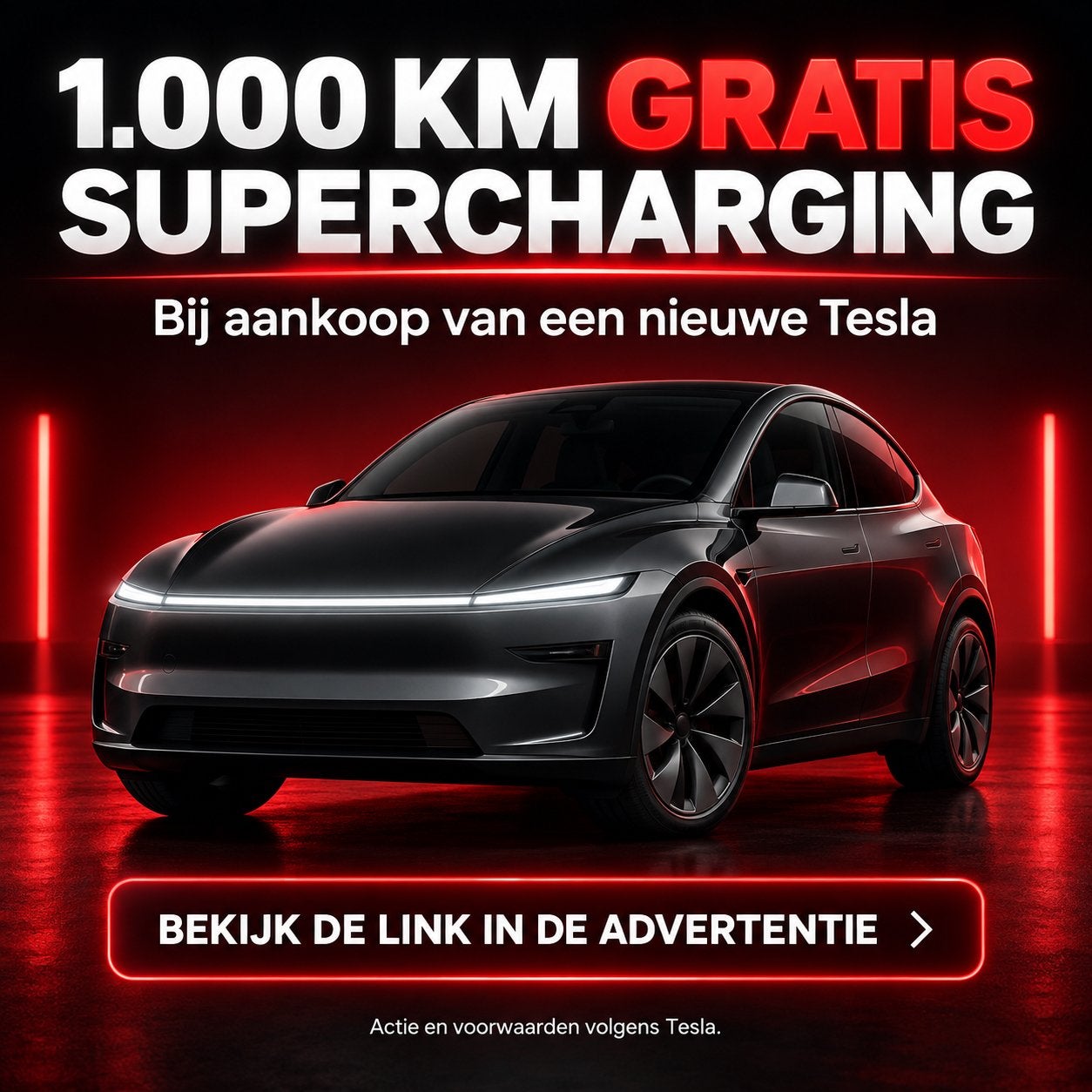 Tesla Model 3, Y (referral – 1.000 km gratis laden!)