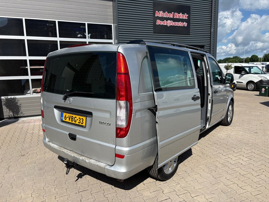 Mercedes-Benz Vito 120 CDI V6 320 Lang Dubbele Cabine, Auto's, Automaat, Gebruikt, Zwart, 2987 cc