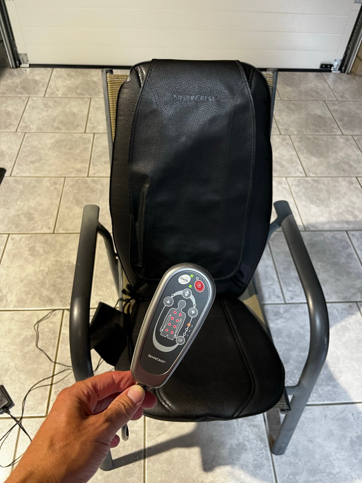 Silvercrest Massagestoel Opzetstuk met Afstandsbediening, Ophalen, Gebruikt, Massagestoel of Kussen