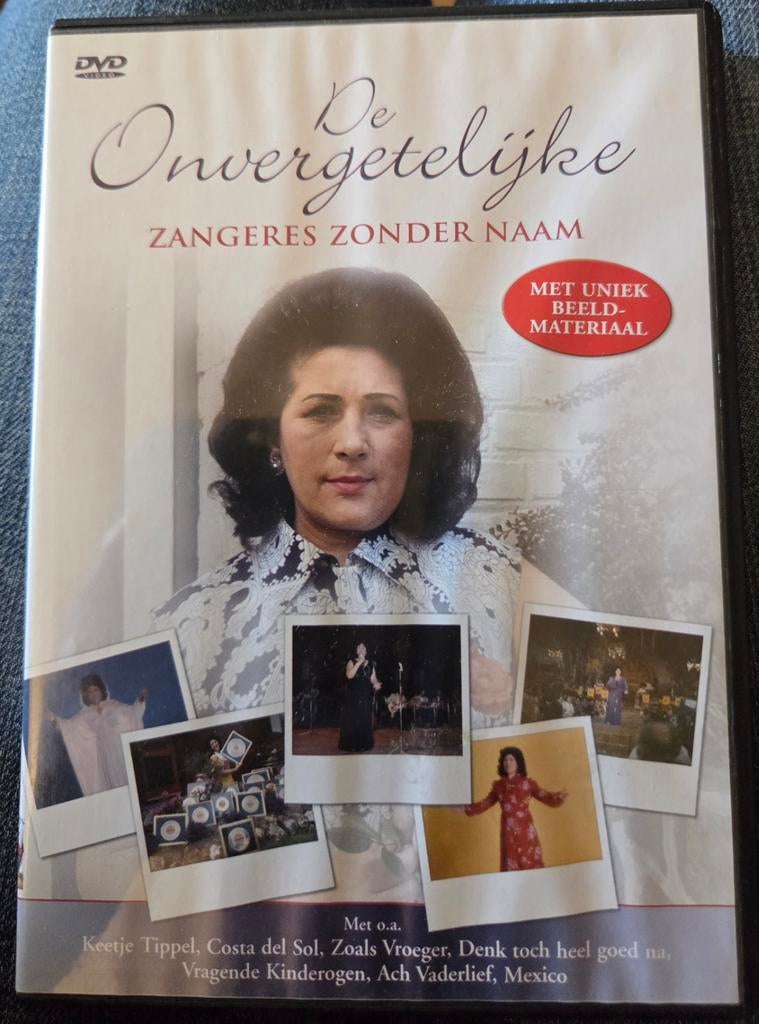 Zangeres Zonder Naam - De Onvergetelijke (DVD), Alle leeftijden, Ophalen of Verzenden, Zo goed als nieuw, Muziek en Concerten