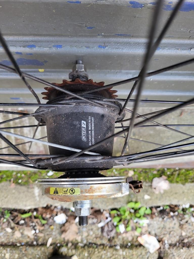Achterwiel 28 inch met 7 versnellingen, Vrouwelijk