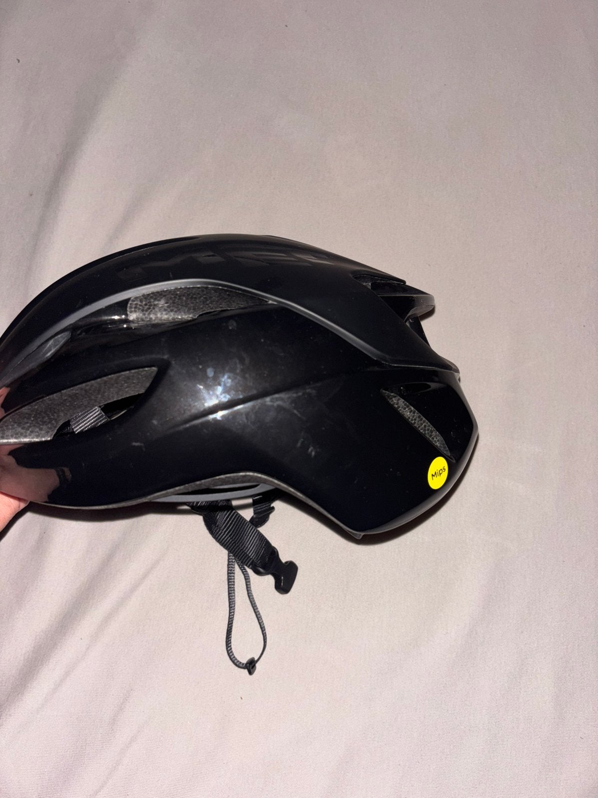 MET Rivale MIPS Race Fietshelm Zwart/Mat Zwart maat L, Ophalen of Verzenden, Zo goed als nieuw, L, Heer of Dame