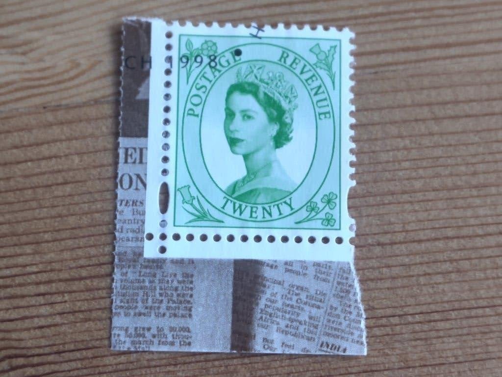 Engeland recent wildings 20 pence, Ophalen of Verzenden, Gestempeld