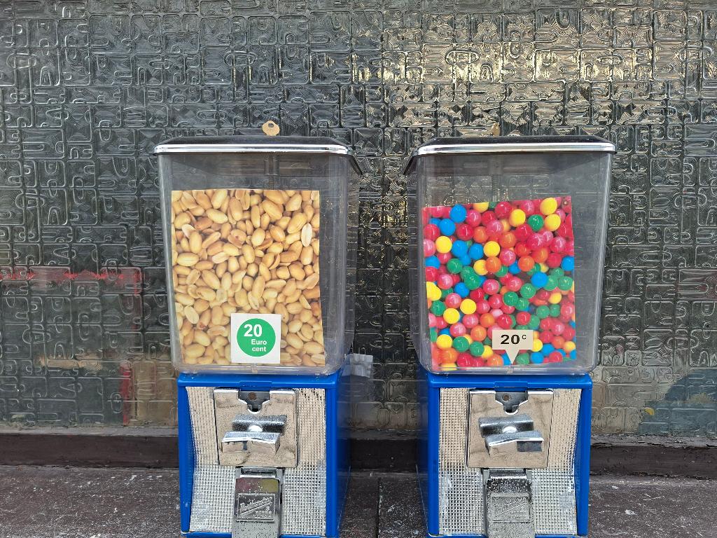 Amerikaanse kauwgom M&M’s pinda automaat, Verzamelen, Automaten | Overige, Ophalen of Verzenden, Gebruikt