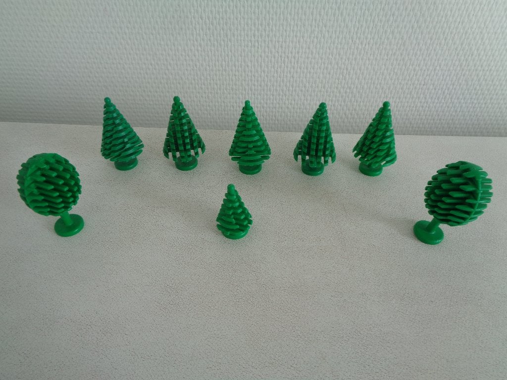 8 oude Lego bomen., Ophalen of Verzenden, Zo goed als nieuw, Lego
