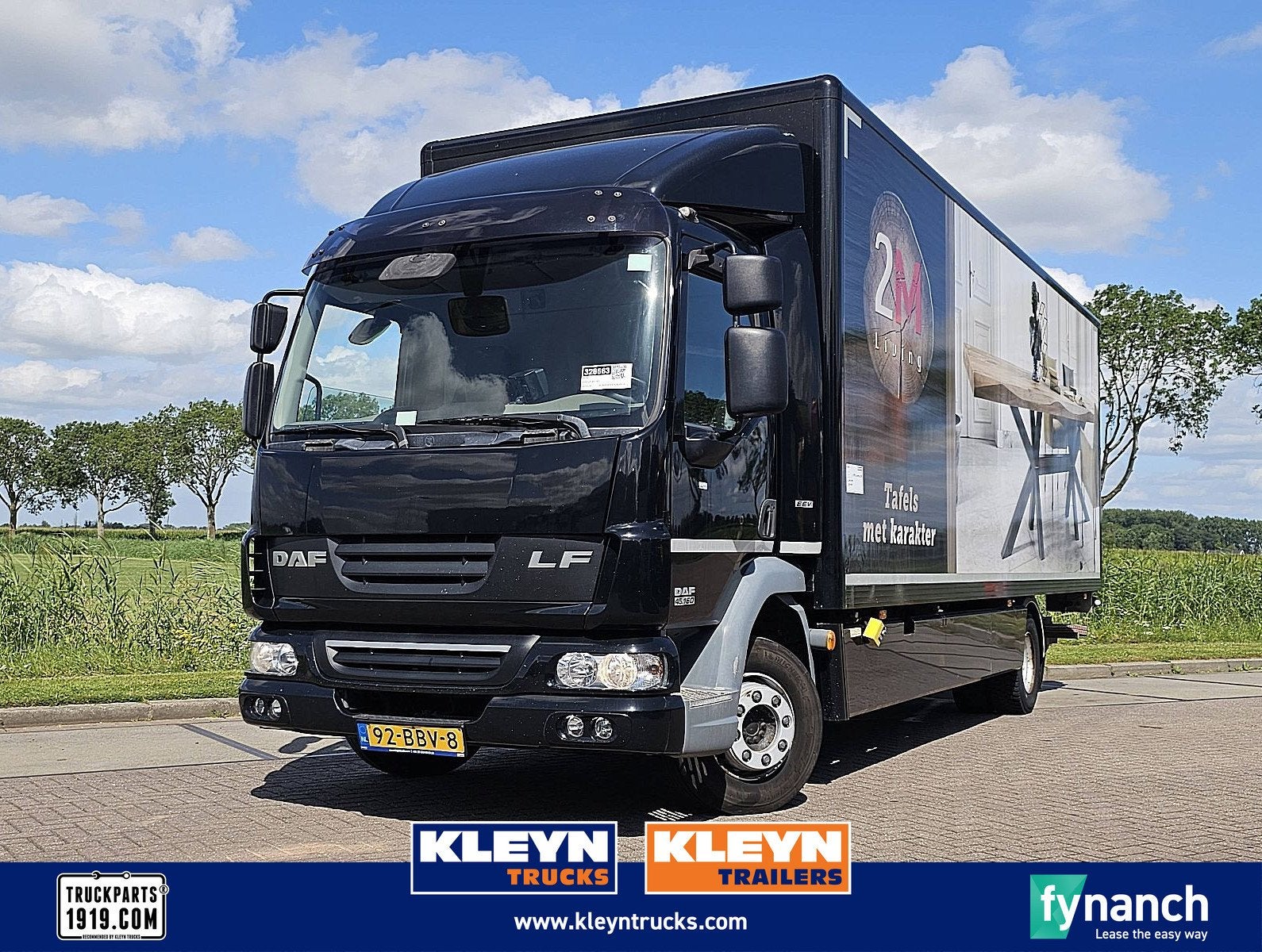DAF LF 45.160, Auto's, Automaat, Euro 5, Stoelverwarming, Zwart
