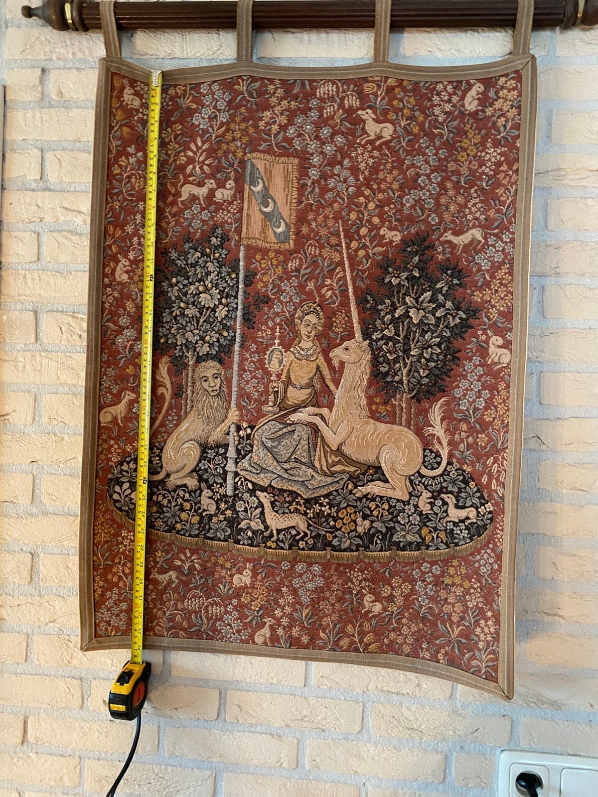 Wandkleed, Antiek en Kunst, Antiek | Kleden en Textiel, Ophalen