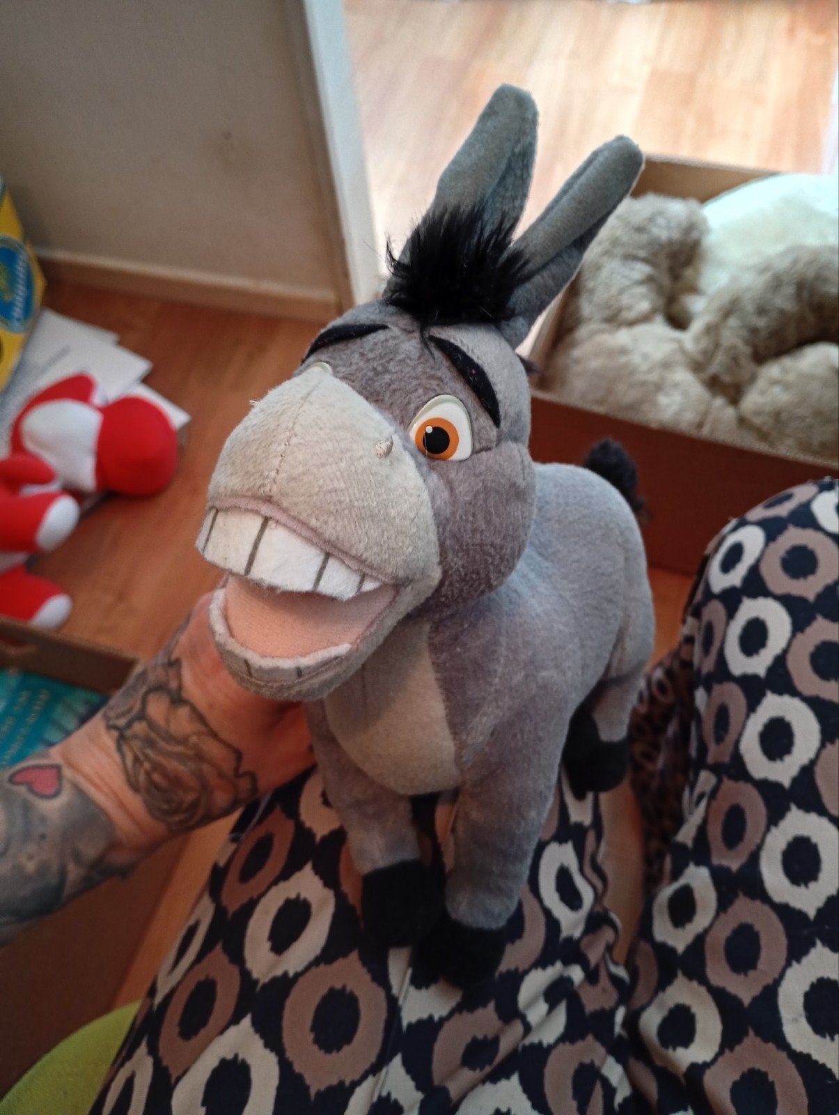ezel knuffel te koop, Ophalen, Overige figuren, Zo goed als nieuw, Knuffel