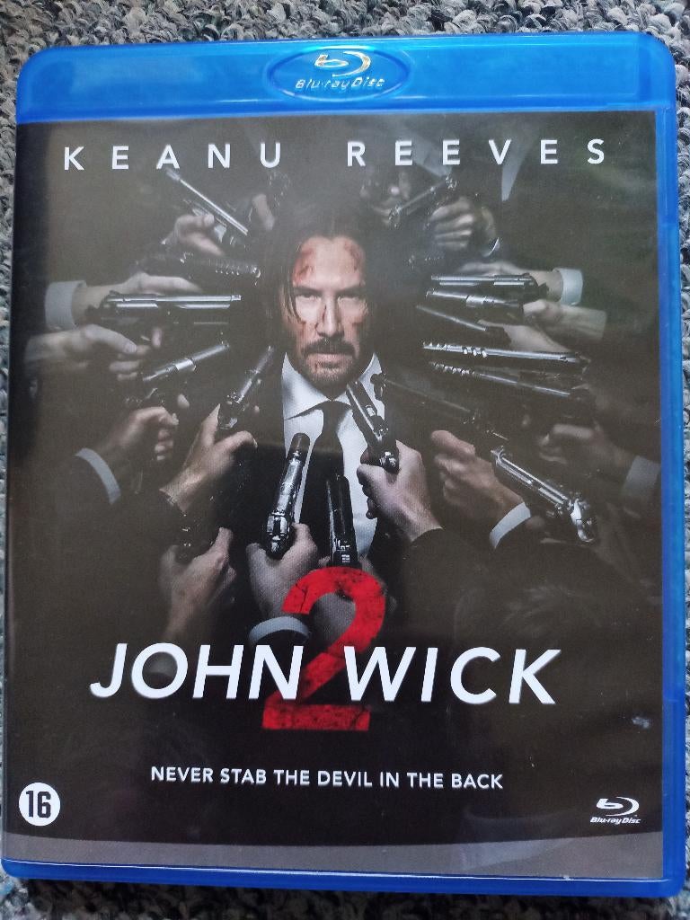 John Wick: Chapter 2.  Keanu Reeves Blu-ray Nederlandse Onde, Cd's en Dvd's, Ophalen of Verzenden, Zo goed als nieuw, Actie