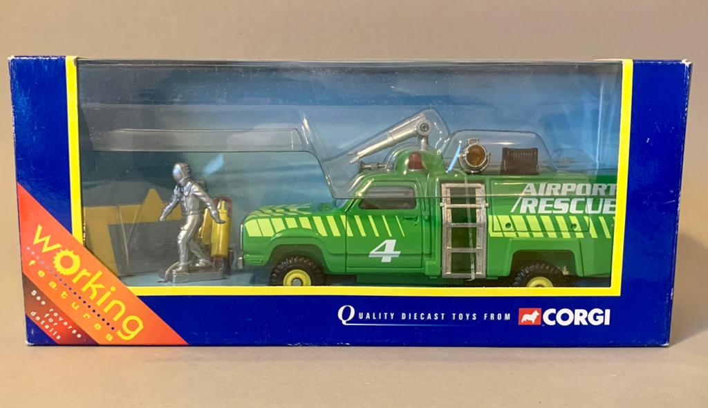 Corgi brandweer Airport Rescue, Ophalen of Verzenden, Nieuw, Bus of Vrachtwagen