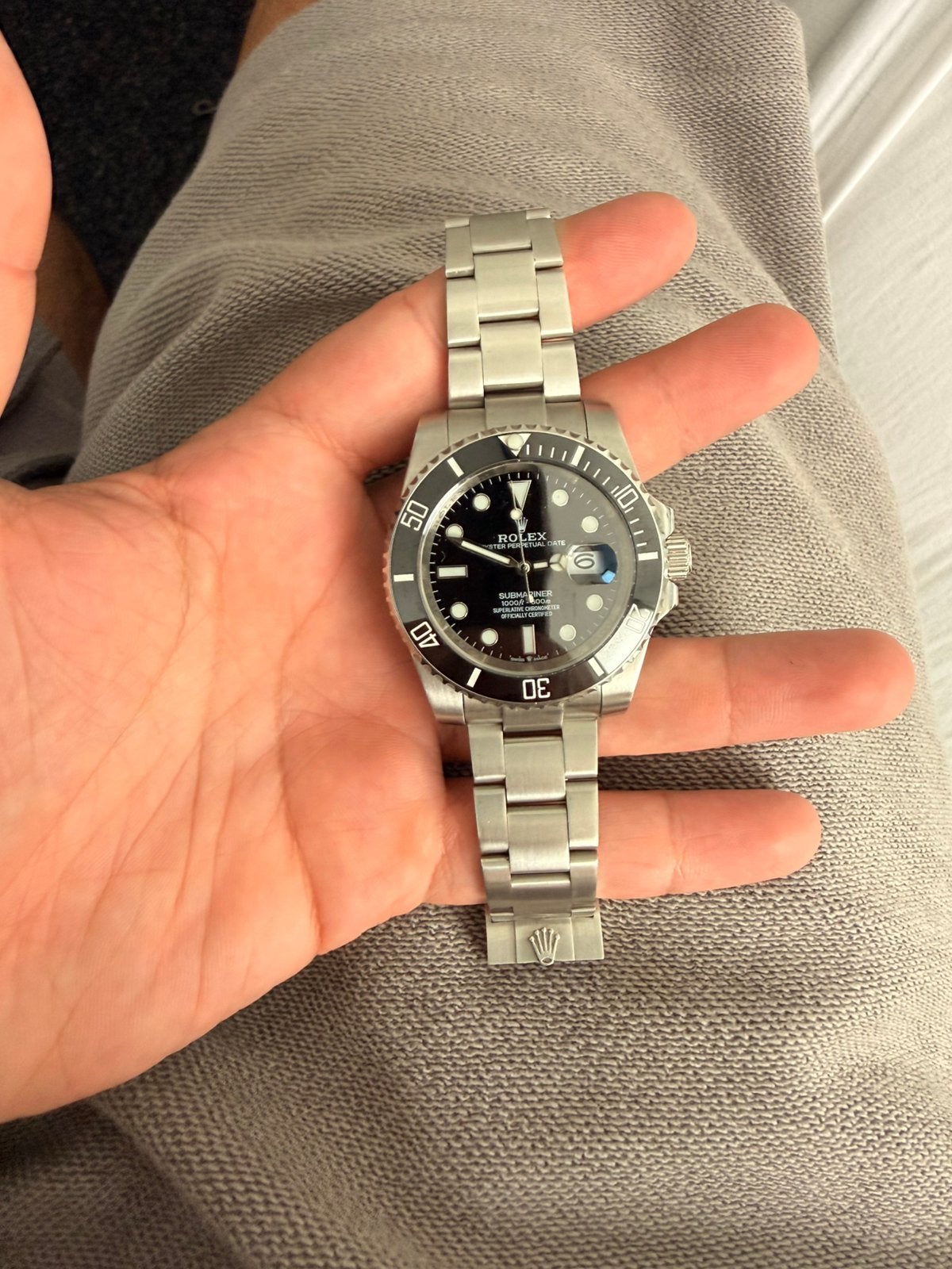 Rolex submarinier horloge automaat, Ophalen of Verzenden, Zo goed als nieuw, Staal, Rolex