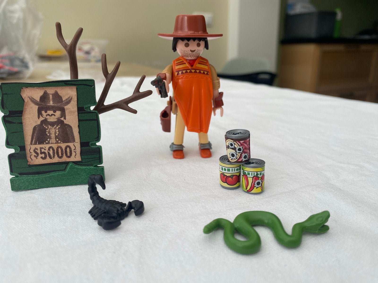 Playmobil Western Cowboy met accessoires, Kinderen en Baby's, Speelgoed | Playmobil, Ophalen, Gebruikt, Complete set, Historisch