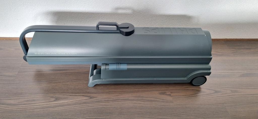 Inklapbare zonnehemel, Ophalen, Gebruikt, Zonnebank enkelzijdig, Minder dan 10 lampen
