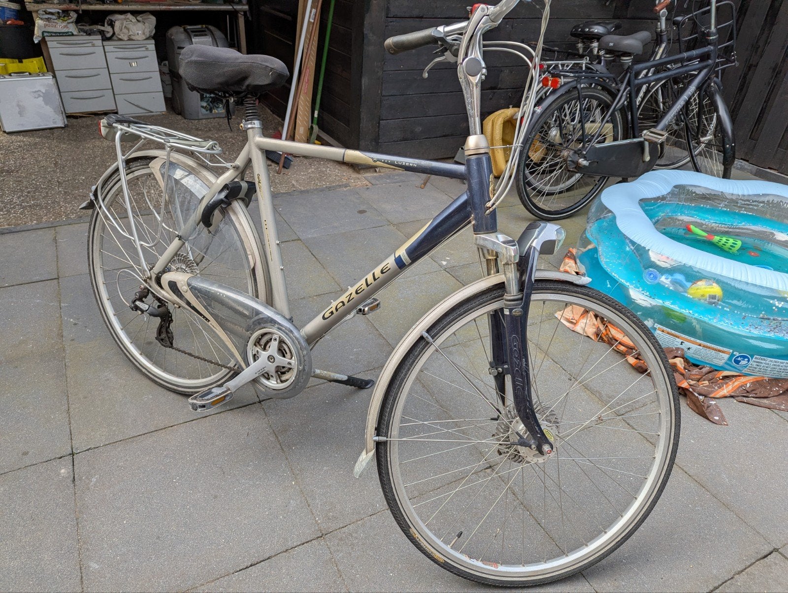 Herenfiets met 24 versnellingen, Ophalen of Verzenden, Gebruikt, Overige merken, Versnellingen