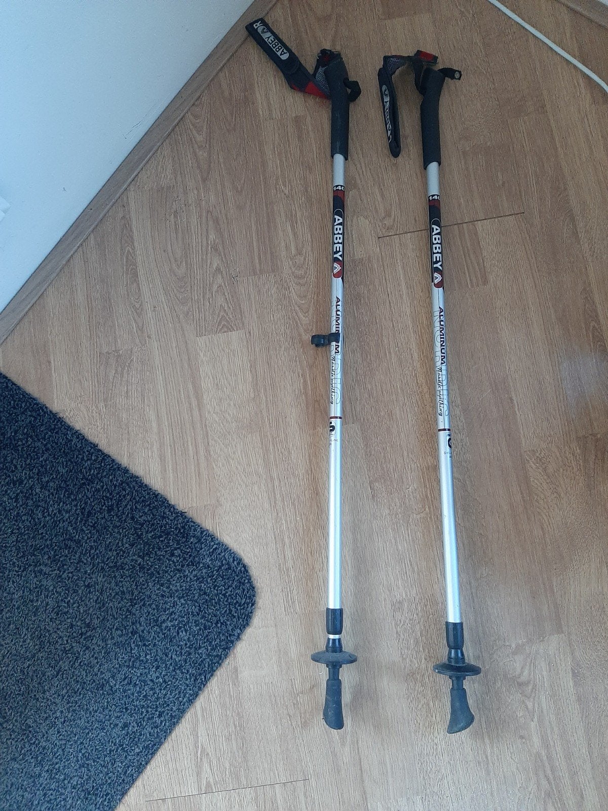 nordic walking stokken abbey, Ophalen of Verzenden, Zo goed als nieuw