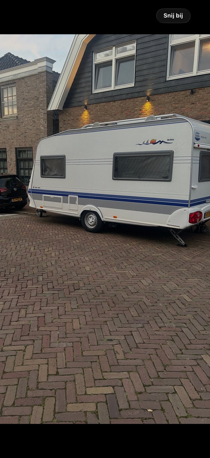 Mooie hobby 440 de luxe easy bouwjaar 2006, Caravans en Kamperen, Vast bed, Rondzit, Hobby, Tot en met 4