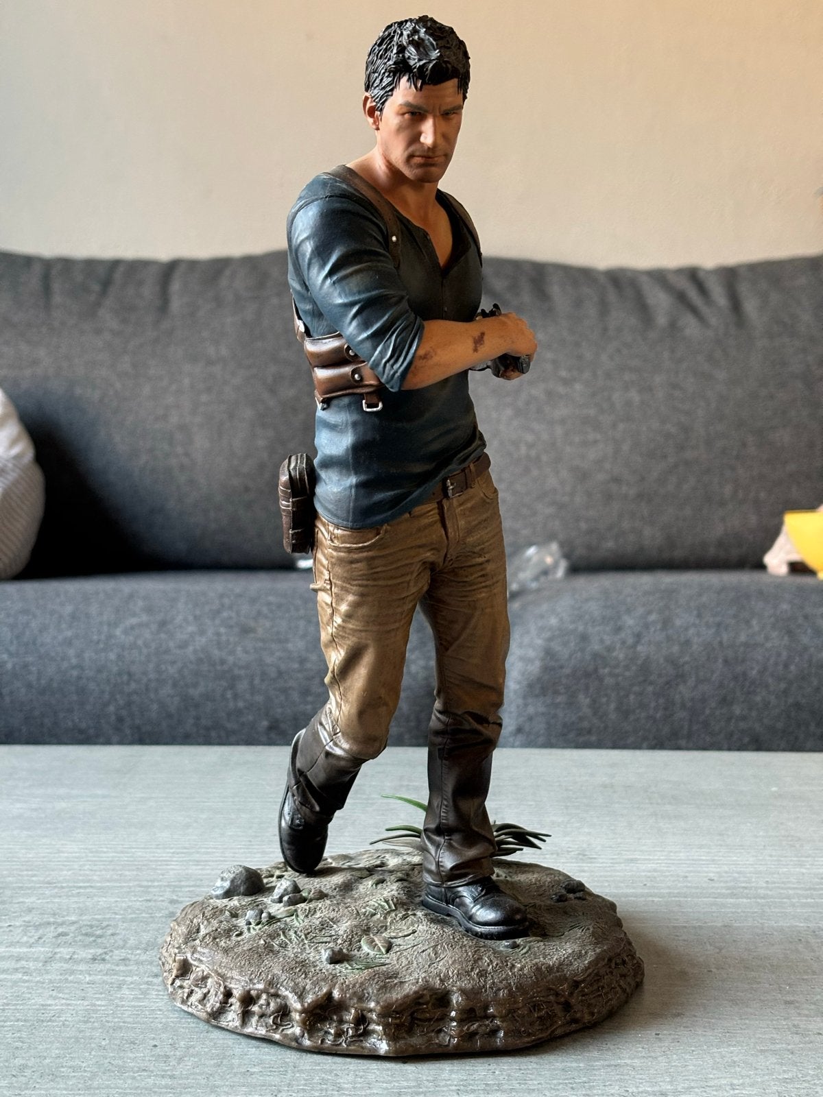 Uncharted 4 Nathan Drake Standbeeld - Collector's Edition, Ophalen of Verzenden, Zo goed als nieuw