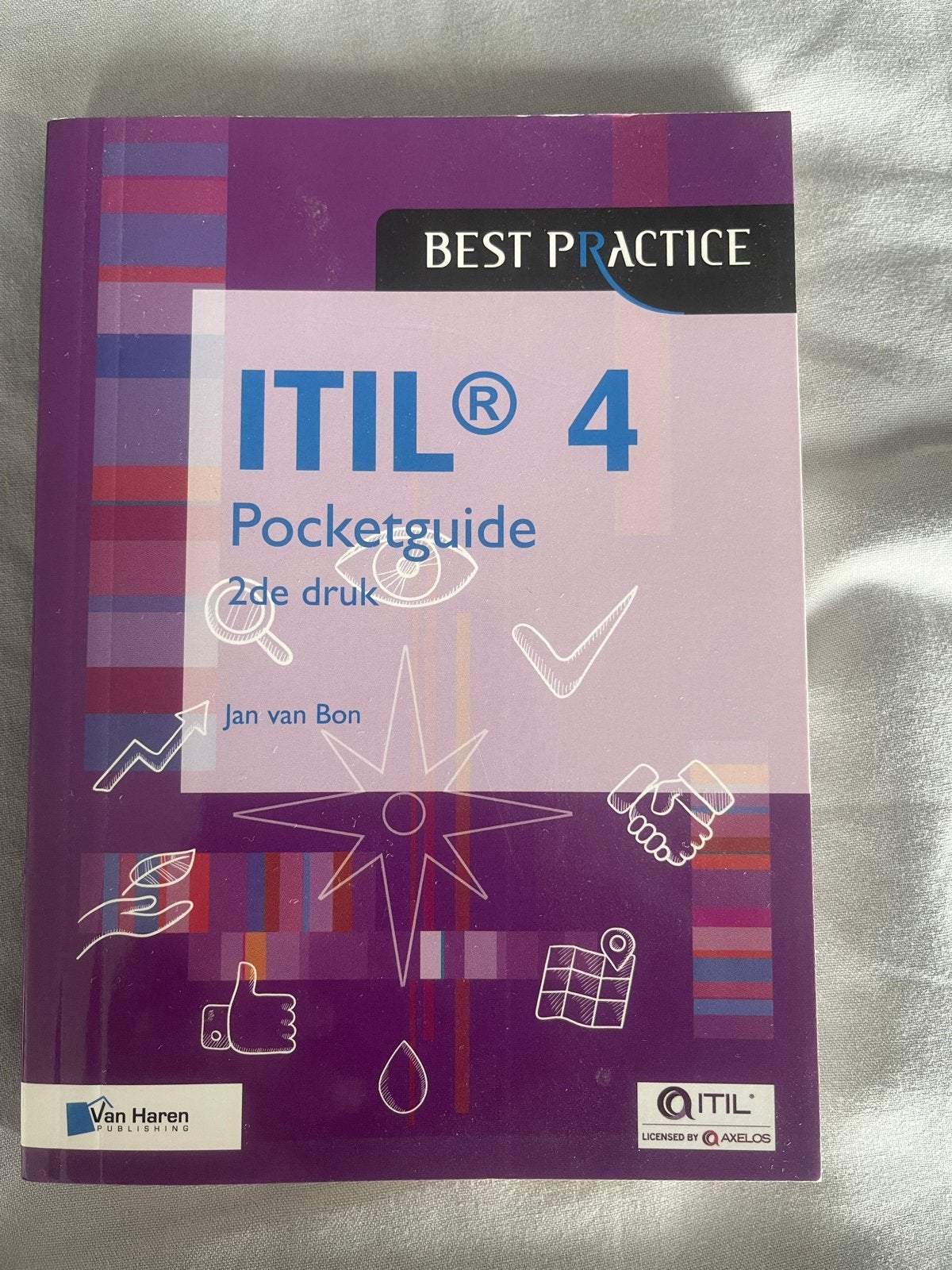 ITIL 4 Pocketguide - 2de druk - Jan van Bon, Boeken, Ophalen of Verzenden, Gamma, Zo goed als nieuw, HBO