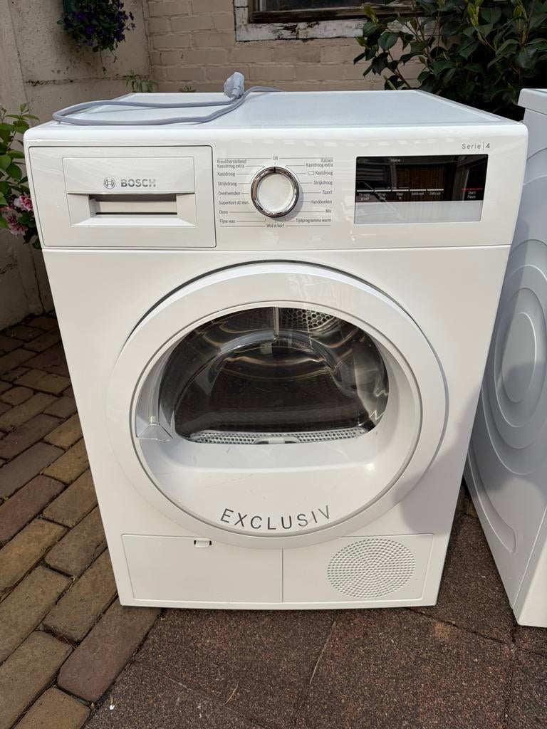 Bosch droger serie 4 exclusief, 6 tot 8 kg, Minder dan 85 cm, Ophalen of Verzenden, Zo goed als nieuw