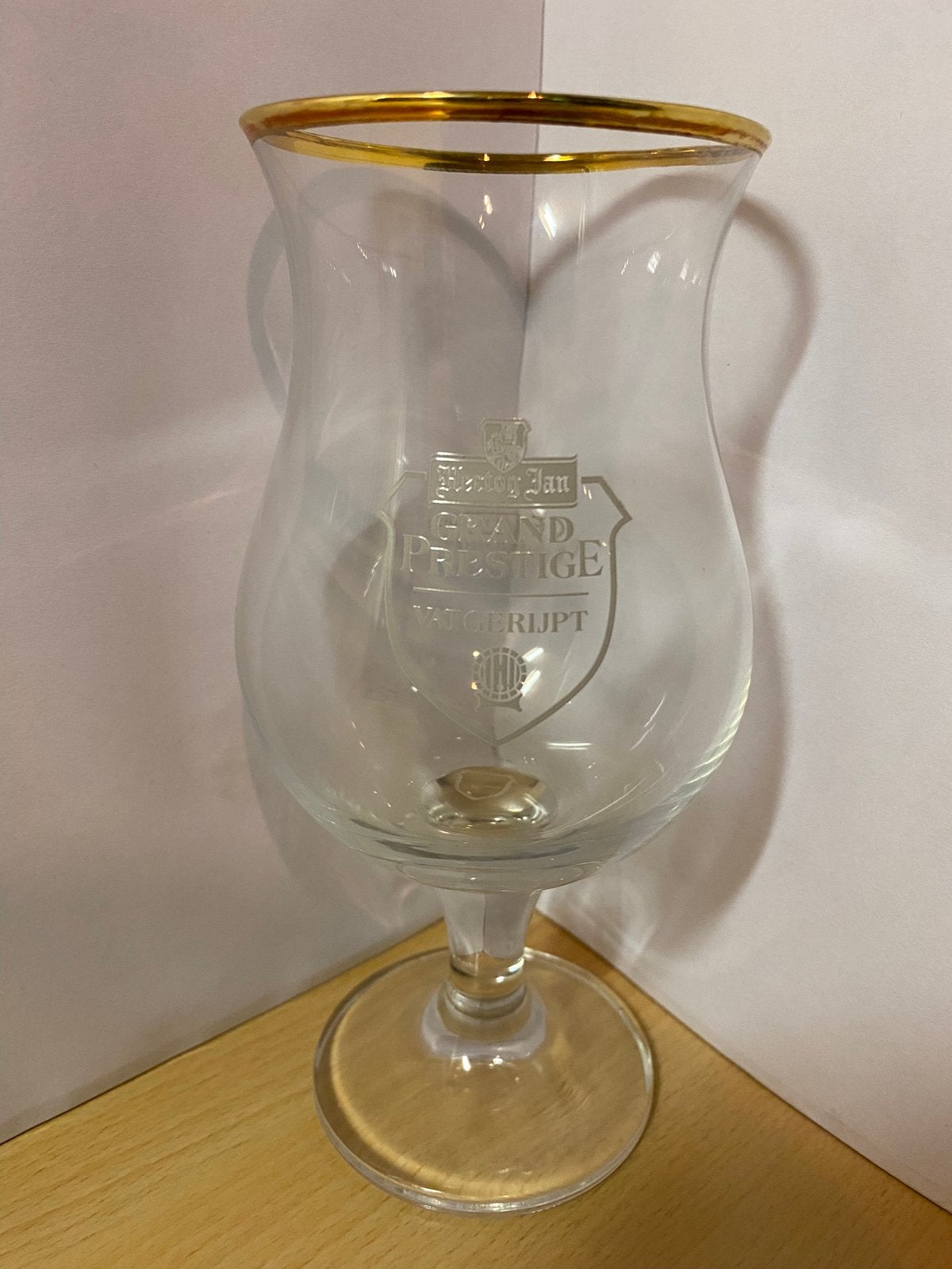 Hertog Jan Grand Prestige Vatgerijpt 20cl (wit), Verzamelen, Biermerken, Ophalen of Verzenden, Zo goed als nieuw, Glas of Glazen