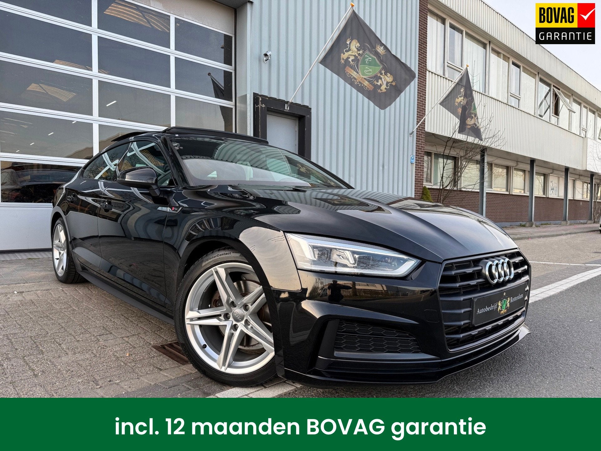 Audi A5 Sportback 35 TFSI 2x S-Line PDC/LED/LMV18/NAVI/PANO, Gebruikt, 4 cilinders, Adaptive Cruise Control, Zwart