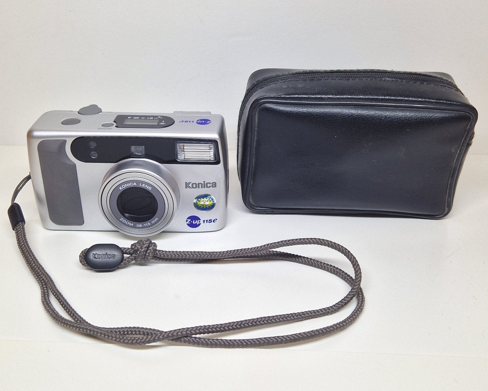 Konica Z-up 115e analoge 38-115mm fotocamera, Ophalen, Zo goed als nieuw, Compact, Konica