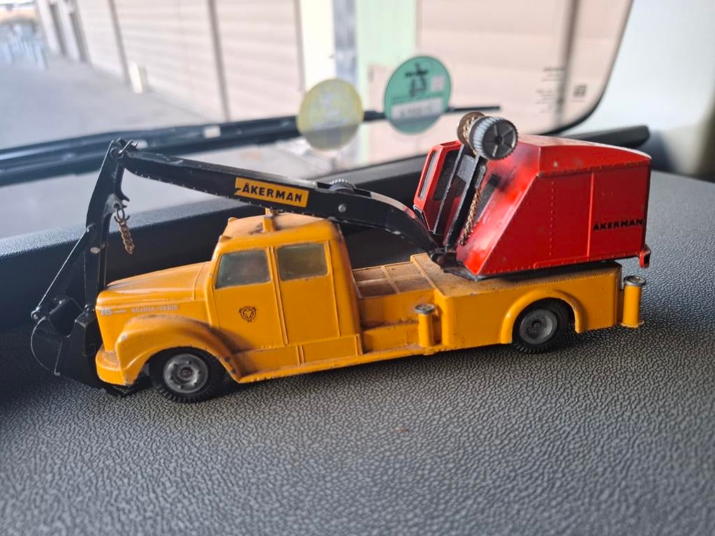 Tekno Scania Akkerman Model Vrachtwagen, Ophalen of Verzenden, Gebruikt, Bus of Vrachtwagen, Overige merken