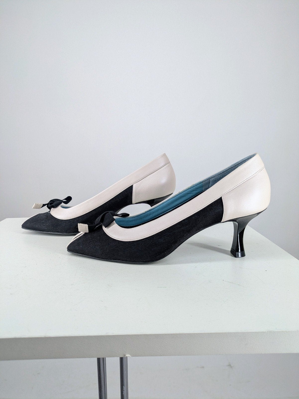 Stijlvolle pumps, zwart/beige, van Thierry Rabotin, Pumps, Zwart, Thierry Rabotin, Onbekend