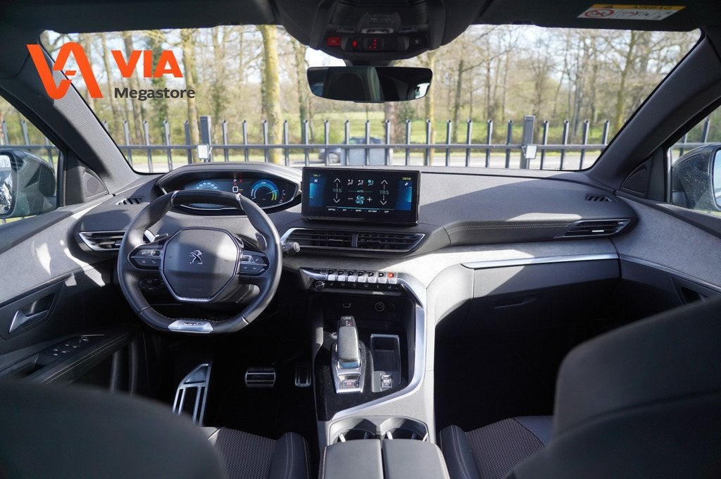 Peugeot 3008 1.6 Hybrid 225 GT | PANO | Camera | PDC | Stoel, Auto's, Peugeot, Gebruikt, Huisgarantie, Leder en Stof, Zwart