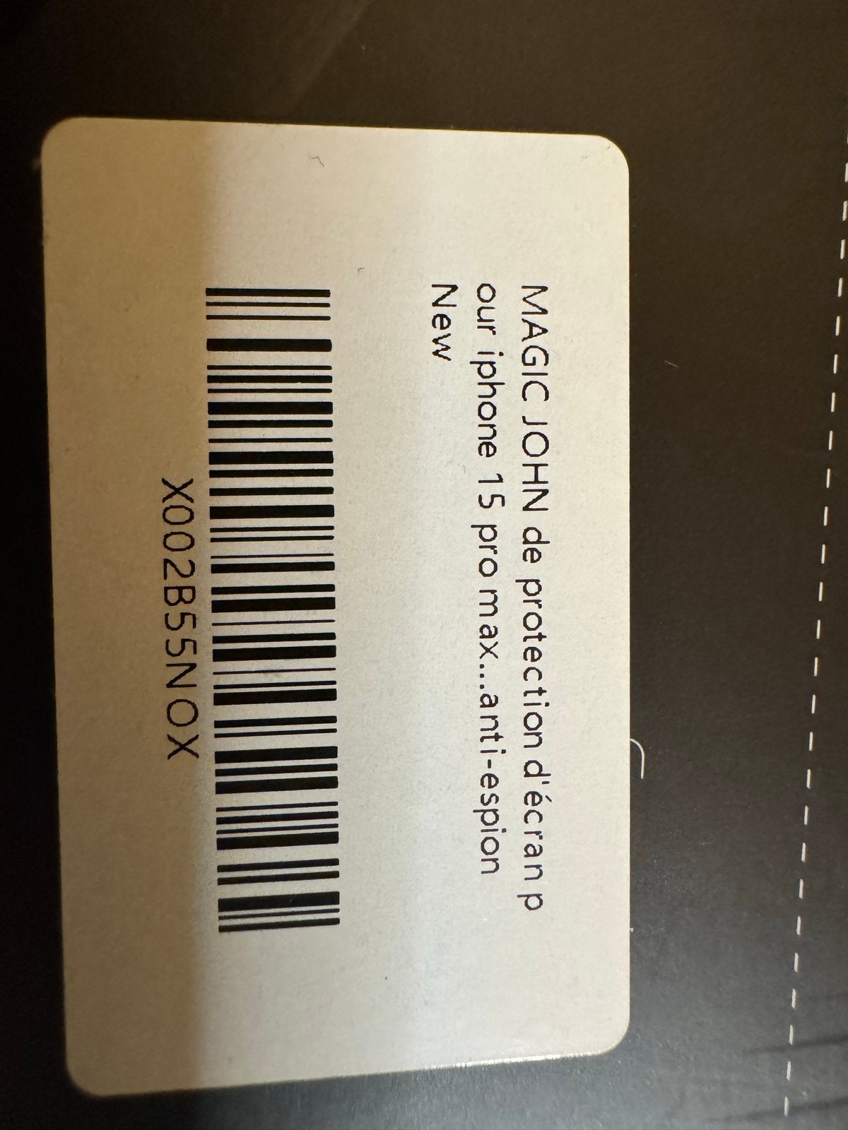 MAGIC JOHN Screenprotector voor iPhone 15 Pro Max - Nieuw, Krasbestendig, Overige merken, Nieuw, Ophalen of Verzenden